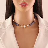 FASHION HANDMADE PEARL NATURAL STONE NECKLACE_CWAJE0640