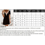 V-Neck Lace Lace Patchwork Slimming Dress