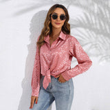 Womens Satin Fancy Shirt