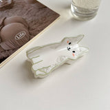 CUTE ANIMAL HAIR CLAW CAT DOG MEDIUM SHARK CLIP_CWAHA5701