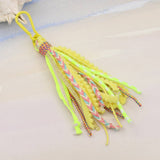 SOLID COLOR VELVET TASSEL KEYCHAIN BAG PENDANT_CWMM3555