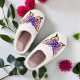 HOME COLORFUL BUTTERFLY COTTON SLIPPERS_CWSHS0767
