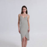 SEXY STRIPED KNIT SLING DRESS FOR BEACH VACATION_CWBLS0493