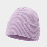 Vintage Knit Dome Skull Cap Warm Short Beanie Hat_Cwah04690