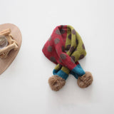COLORFUL POLKA DOT KNITTED SCARF KIDS NECK SCARF_CWASC2099