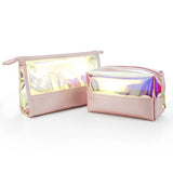 SPLICING LASER PORTABLE TRANSPARENT COSMETIC BAG_CWAB1085