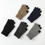 Winter Mens Rubber Touch Screen Gloves_Cwmm1487