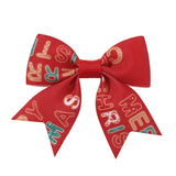 GIRLS XMAS HAIR CLIP WITH REINDEER SNOW_CWAHA6693