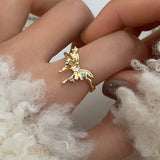 IRREGULAR EXQUISITE BUTTERFLY OPEN RING FOR WOMEN_CWAJE3099