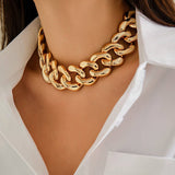 Punk Trend Cool Hip-Hop Thick Chain Necklace_Cwaje1167