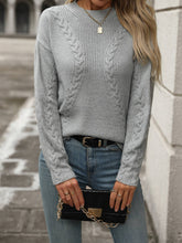 Solid Color Loose-Fitting Sweater