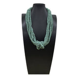 BOHEMIAN MULTI LAYER WOODEN BEAD KNOT NECKLACE_CWMM4735