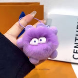 CUTE SMALL COAL BALL BAG PENDANT CAR KEYCHAIN_CWMM2516