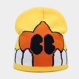 FIVE POINTED STAR CARTOON KNITTED HAT_CWAH1600