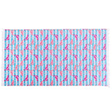 OVERSIZED BEACH TOWEL SOFT MICROFIBER PRINT_CWMM7603