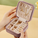 DOUBLE LAYER VELVET JEWELRY BOX STORAGE_CWMM1687