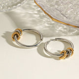 STAINLESS STEEL CONTRASTING HOOP EARRINGS_CWASC1690