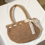 2024 NEW STYLE BOW HAND HELD BEACH WOVEN BAG_CWAB1891