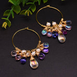 LUXURY VINTAGE NATURAL FRESHWATER PEARL EARRINGS_CWAJE3786