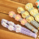DOPAMINE COLOR DAISY WRIST STRAP KEYCHAIN_CWAB5080