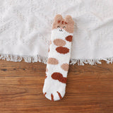 Warm Fleece Cartoon Mid-Calf Socks_Cwms0973