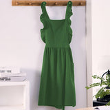 Cwmm1834_Stylish Cotton Household Kitchen Apron