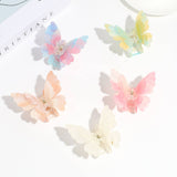 DOUBLE LAYER BUTTERFLY GRADIENT PEARL HAIRPIN_CWAHA2195