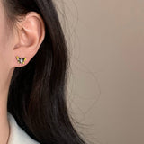 NEW SWEET BUTTERFLY EARRINGS SET FOR WOMEN_CWAJE3115