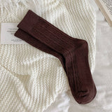 AUTUMN AND WINTER CABLE KNIT SOCKS_CWMS1067
