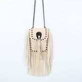 Women Leather Tassel Satchels Bag_Cwab0783