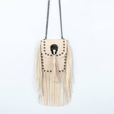 Women Leather Tassel Satchels Bag_Cwab0783