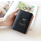 Cute Cat Tassel Zipper Wallet For Girls_Cwab06194