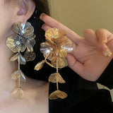 PERSONALIZED FLOWER LONG TASSEL EARRINGS_CWAJE2052