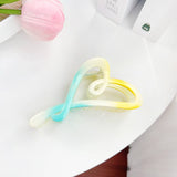 GRADIENT HEART HAIR CLAW SWEET PONYTAIL SHARK CLIP_CWAHA1585