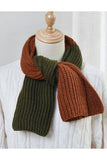 Yarn Kni Colorblock Scarf - Cozy Neck Wrap_Cwasc0052
