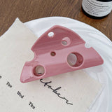 CHEESE HAIR CLAW CUTE LARGE CLIP FOR GIRLS_CWAHA0392