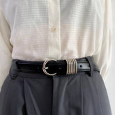 NICHE DESIGN HIGH END PIN BUCKLE BELT_CWABE0648