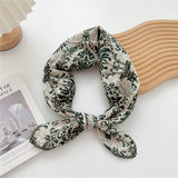 COTTON LINEN SQUARE SCARF FOR WOMEN S NECK WRAP_CWMS0672