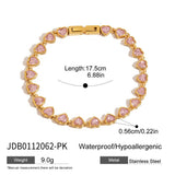 ELEGANT HEART ZIRCON BRACELET TITANIUM STEEL_CWAJE4717