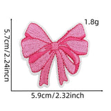 NEW PINK BOW SERIES EMBROIDERED PATCHES_CWMM4019