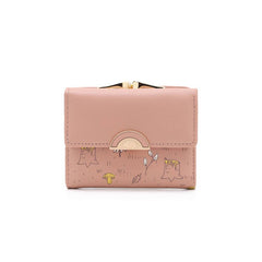 Spring Print 3-Fold Coin Clip Mini Wallet_Cwab06262