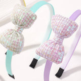 CHILDRENS BOW 3D SEQUINED HEADBAND_CWAHA2365