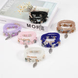 BOHEMIAN PALM EYES CROSS BRACELET_CWAJE2216