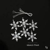 CLEAR ACRYLIC CHRISTMAS TREE ORNAMENT WITH GLITTER_CWMM9690