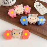 CAT FLOWER ACETATE CLAW CUTE CARTOON CLIP_CWAHA6010