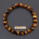Crystal Natural Stone Beaded Bracelet Unisex_Cwmm11267