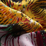 SUNFLOWER PRINT FRONT OPEN KIMONO FOR SUMMER_CWASC0796