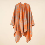 NEW FASHION RETRO FLORAL SLIT SHAWL FOR WOMEN_CWMM2104