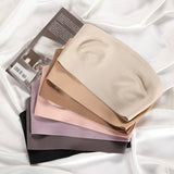 SEAMLESS PLUS SIZE CHEST WRAP STYLE GATHERING BRA_CWMU0088