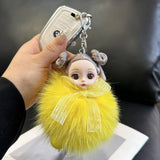 CUTE PRINCESS DOLL CAR KEYCHAIN BAG PENDANT_CWMM2583